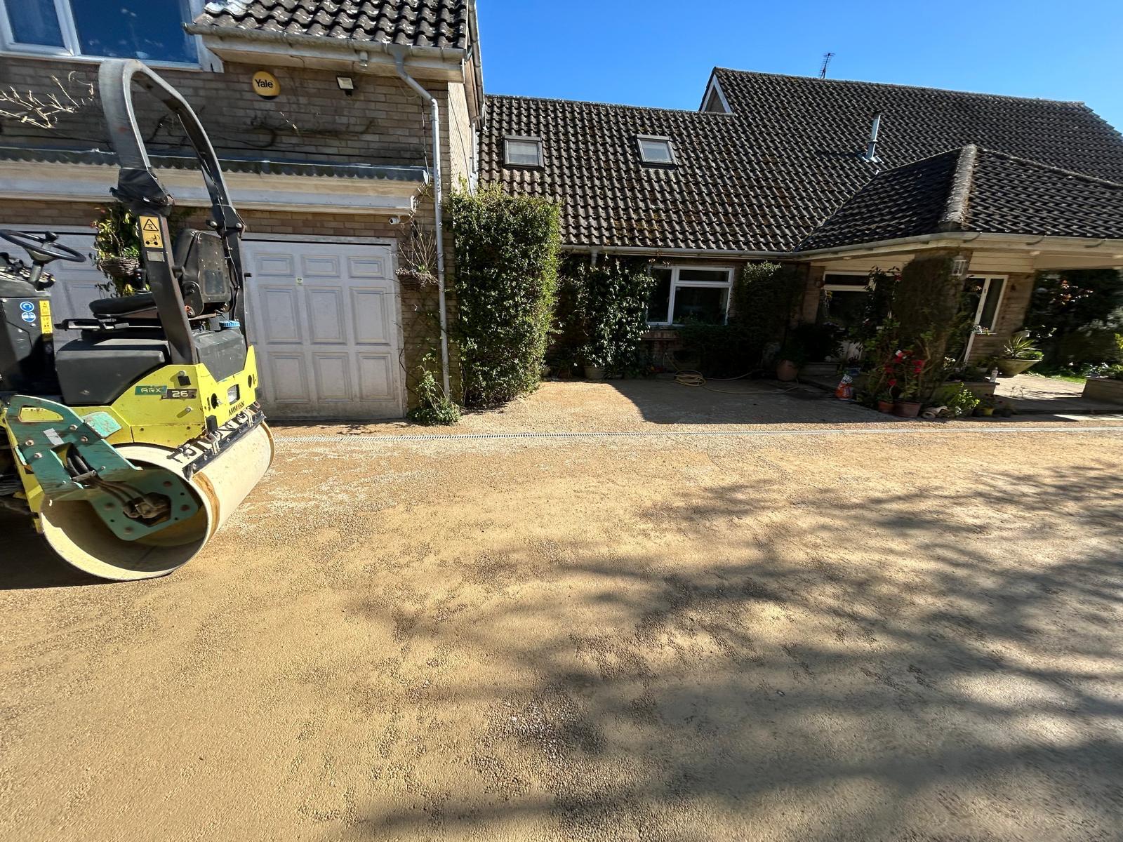 Professional driveway construction
