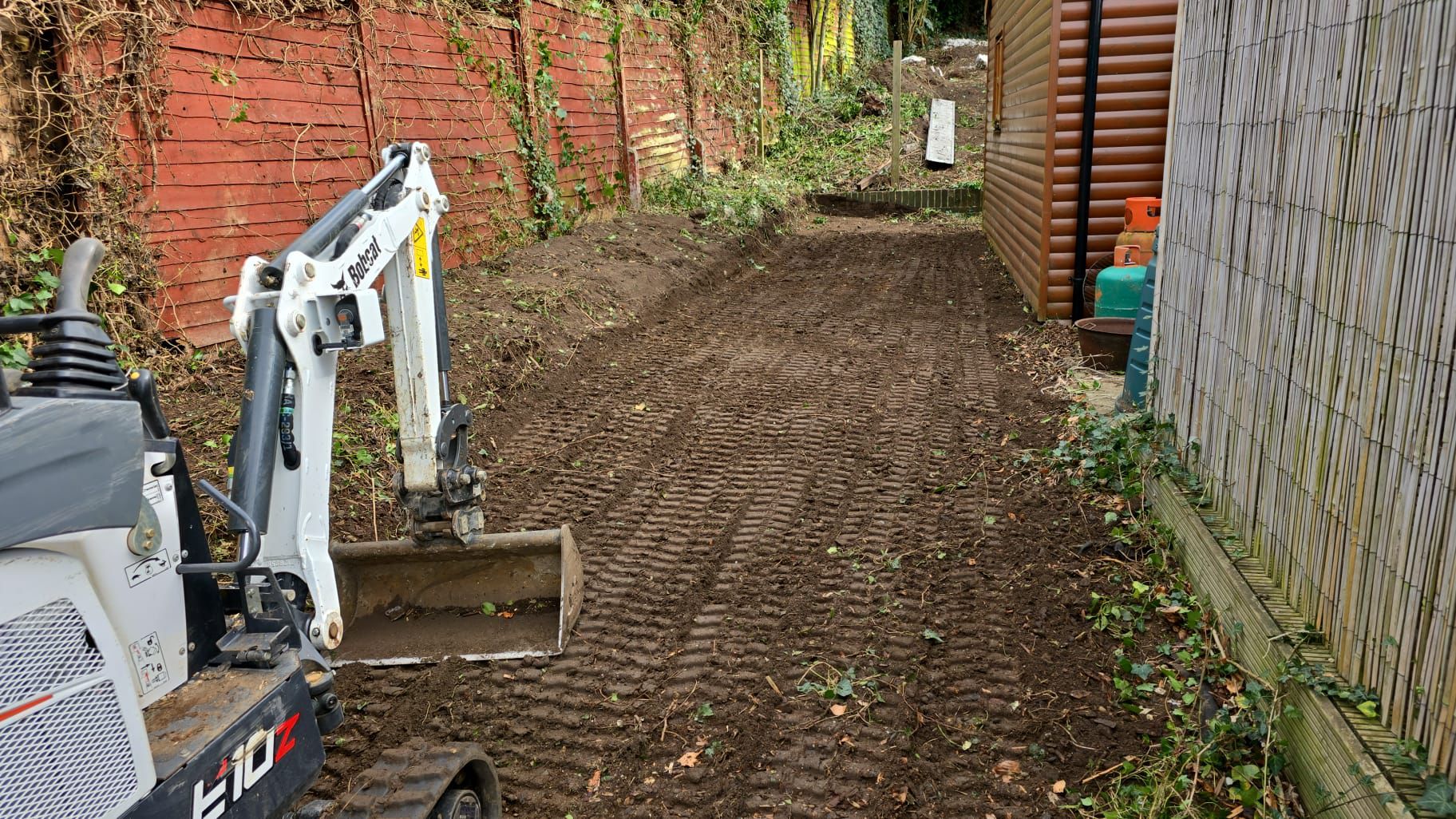 Professional landscaping project showcasing beautiful garden design